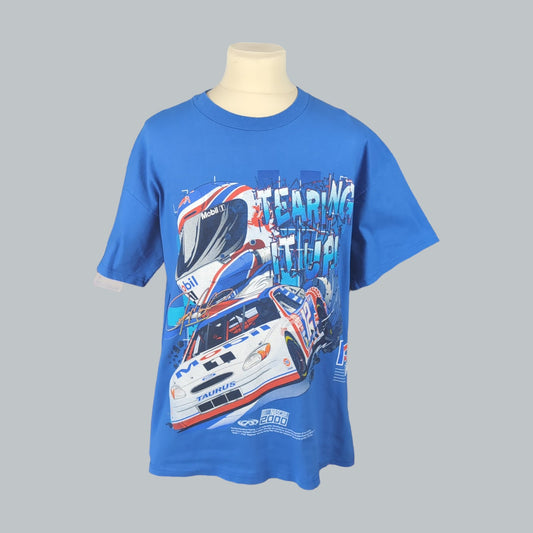 Tee shirt vintage Nascar MAYFIELD (taille XL) T173