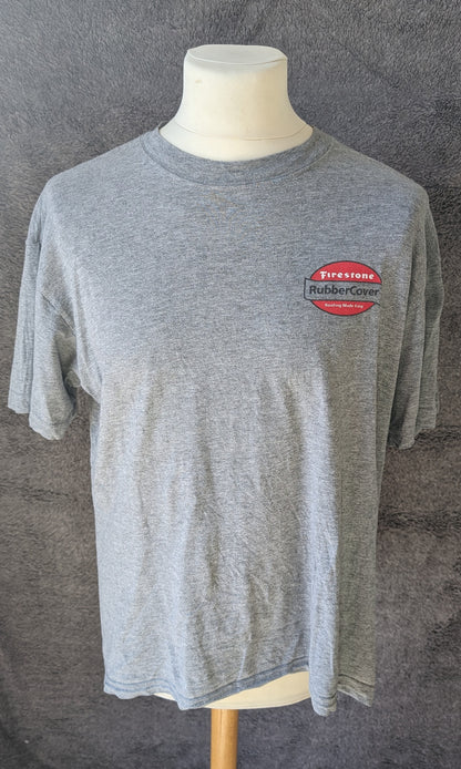 Tee shirt vintage Firestone (taille L-XL) T6