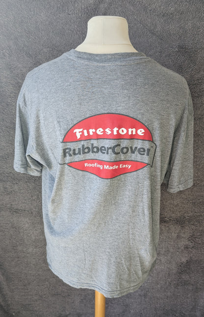 Tee shirt vintage Firestone (taille L-XL) T6