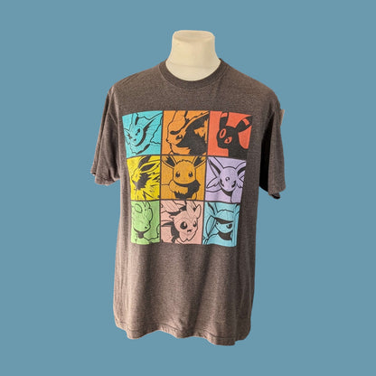 Tee shirt vintage Pokemon Evolition (taille L-XL) T97