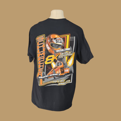 Tee shirt vintage Top Fuel Dragster Schumacher (taille XL) T210