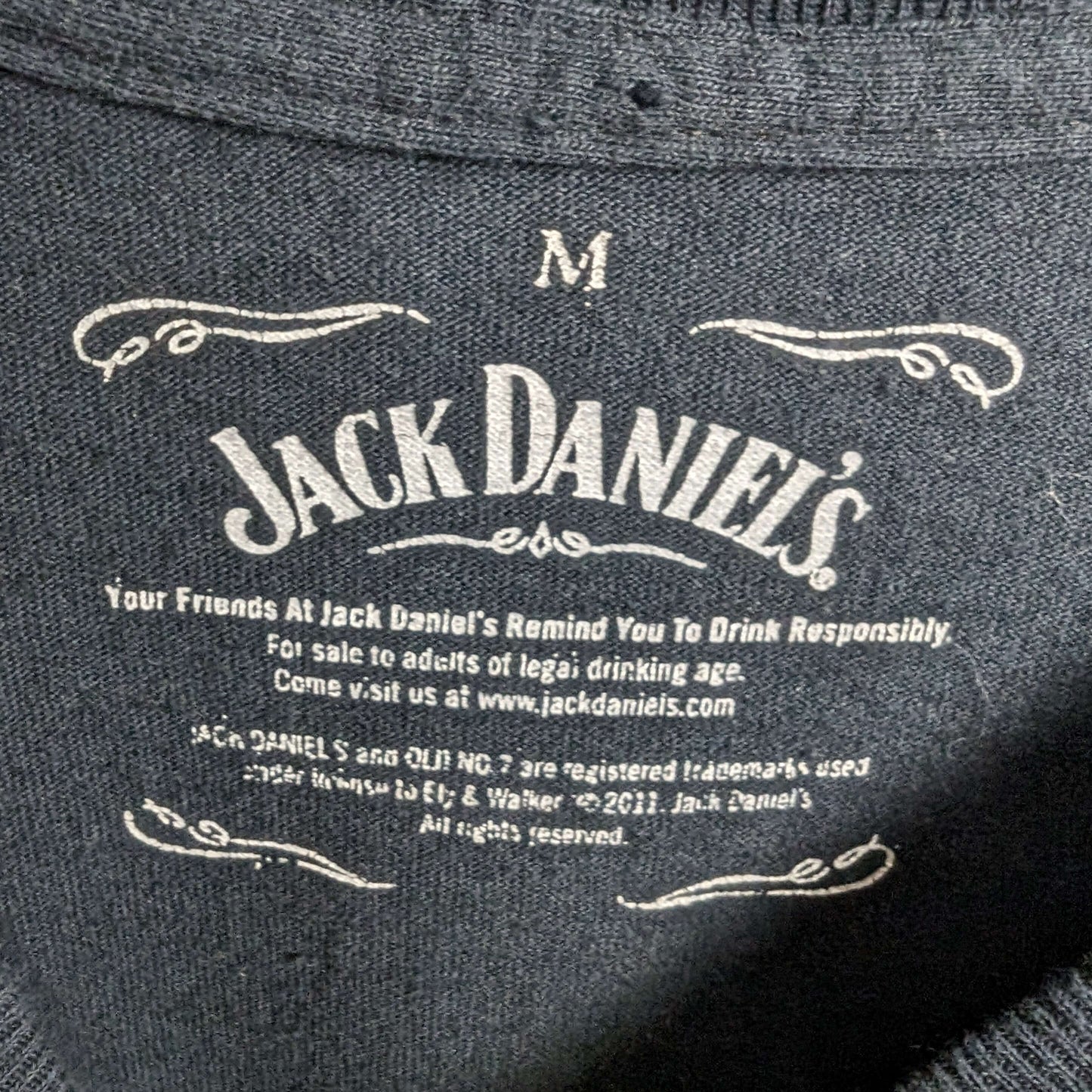 Tee shirt vintage Jack Daniel's (taille M) T21