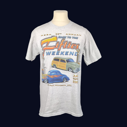 Tee shirt vintage Hot Rod (taille M-L) T213