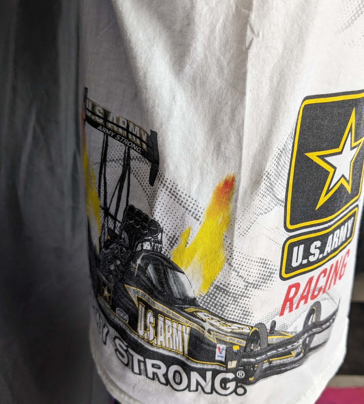 Tee shirt vintage Racing (taille M) T25