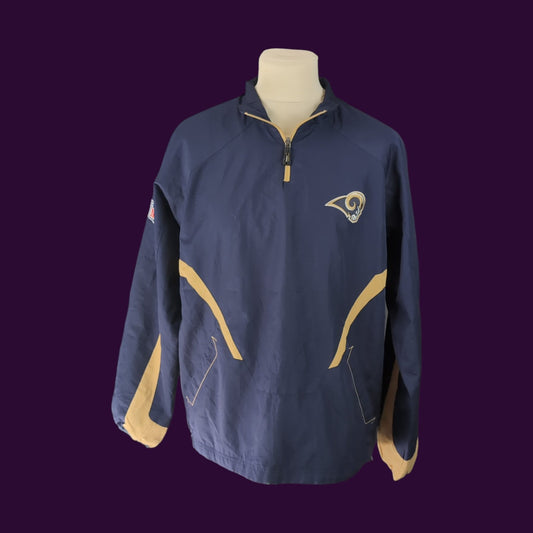 Coupe vent vintage Reebok NFL Los Angeles Rams (taille L-XL) V29