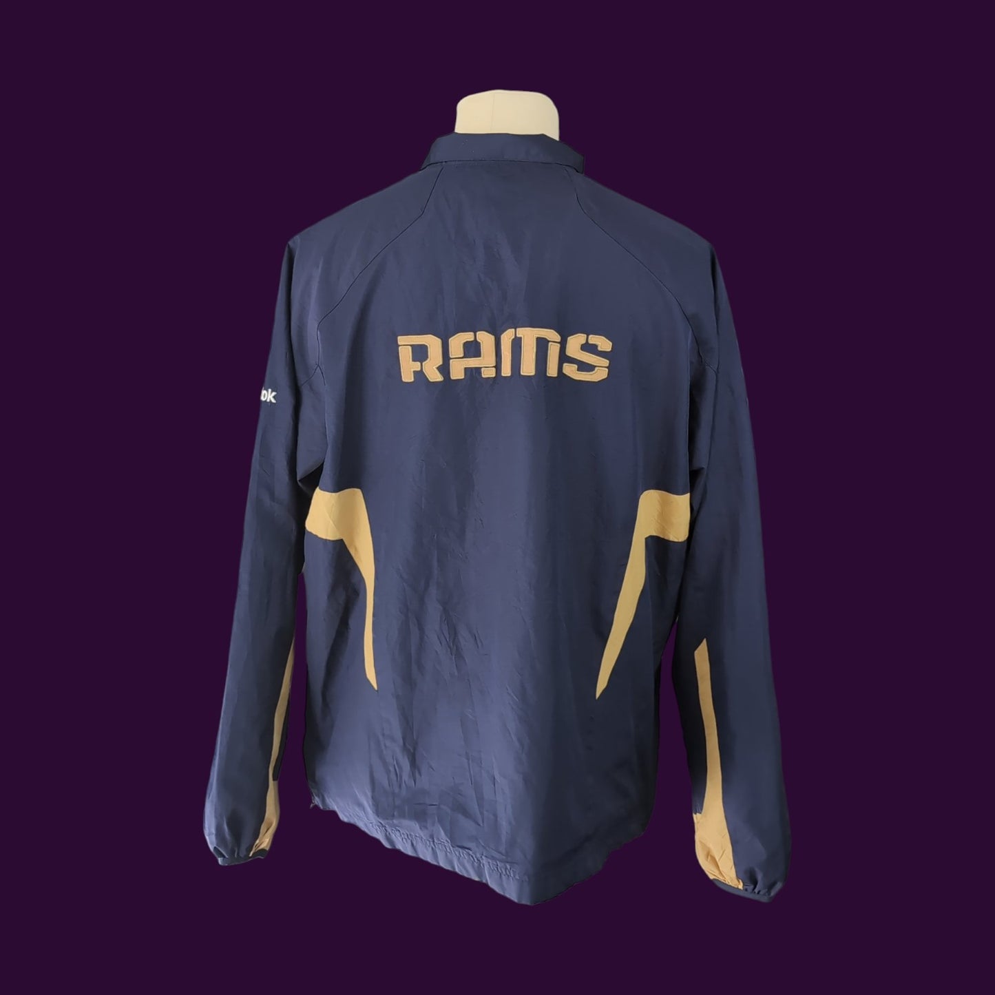 Coupe vent vintage Reebok NFL Los Angeles Rams (taille L-XL) V29