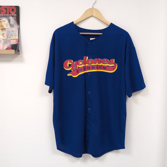 Chemise vintage Baseball Cyclones Brooklyn (taille XL) T303