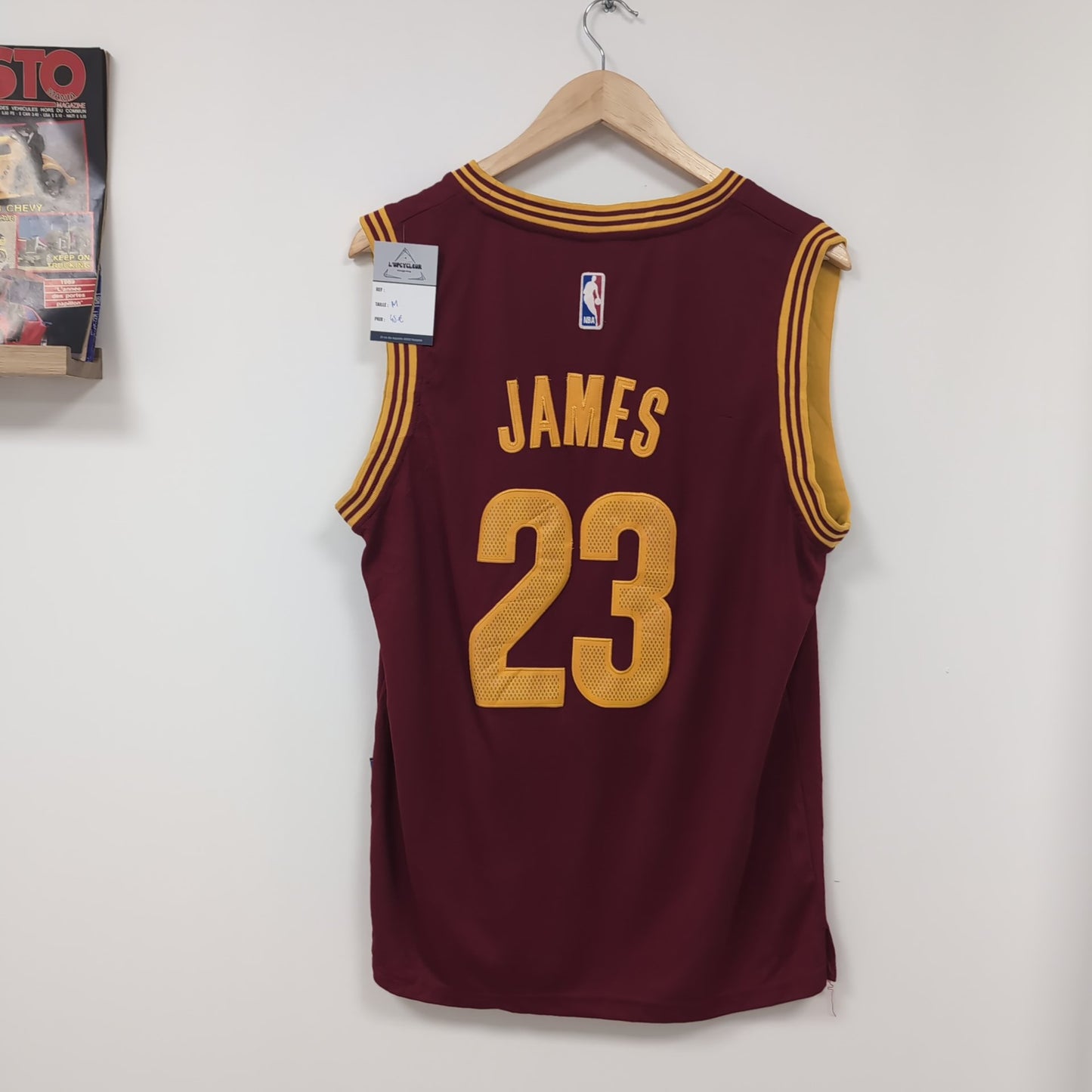 Maillot vintage NBA Cavaliers de Cleveland LeBron James (taille M) T317