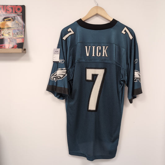 Maillot vintage Reebok NFL Eagles de Philadelphie Michael Vick (taille M-L) T270