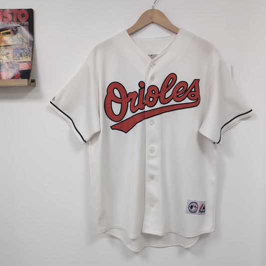 Chemise vintage Majestic MLB Orioles de Baltimore (taille L-XL) T284