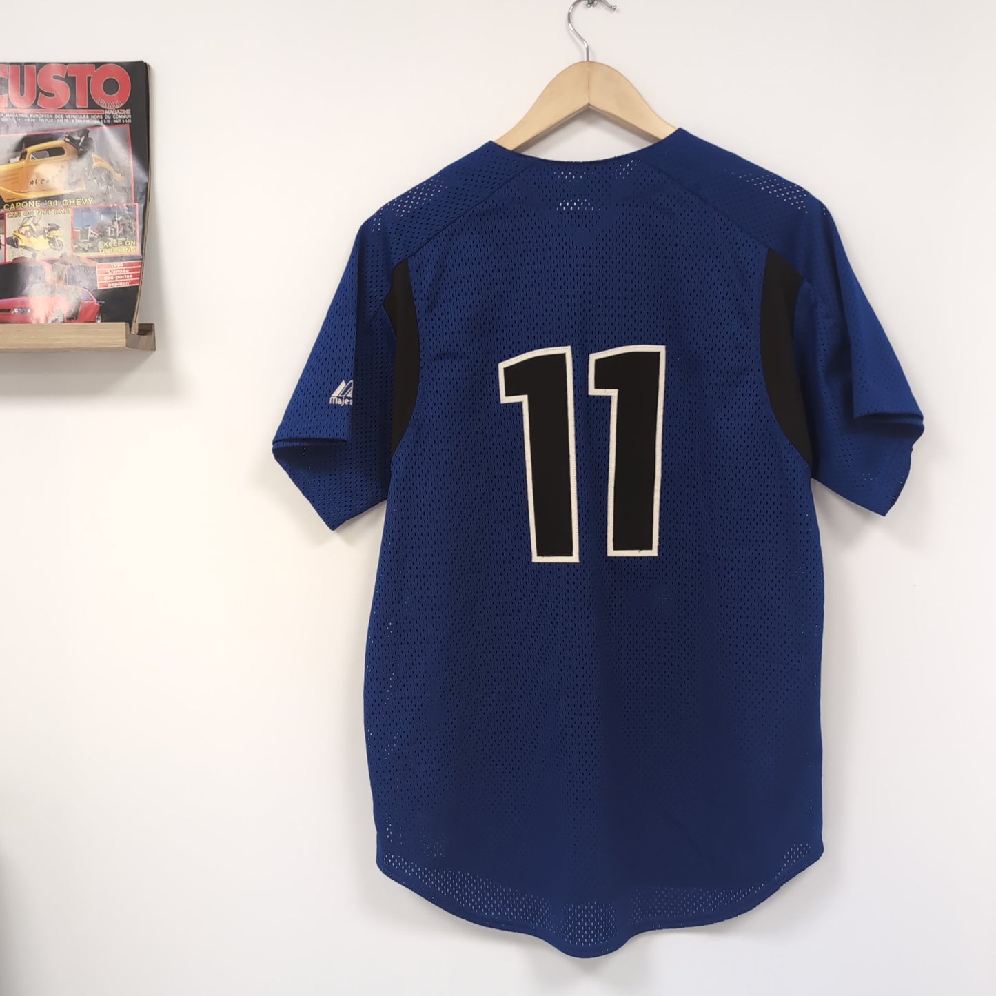 Chemise vintage Majestic baseball Knights de Charlotte (taille L) T277