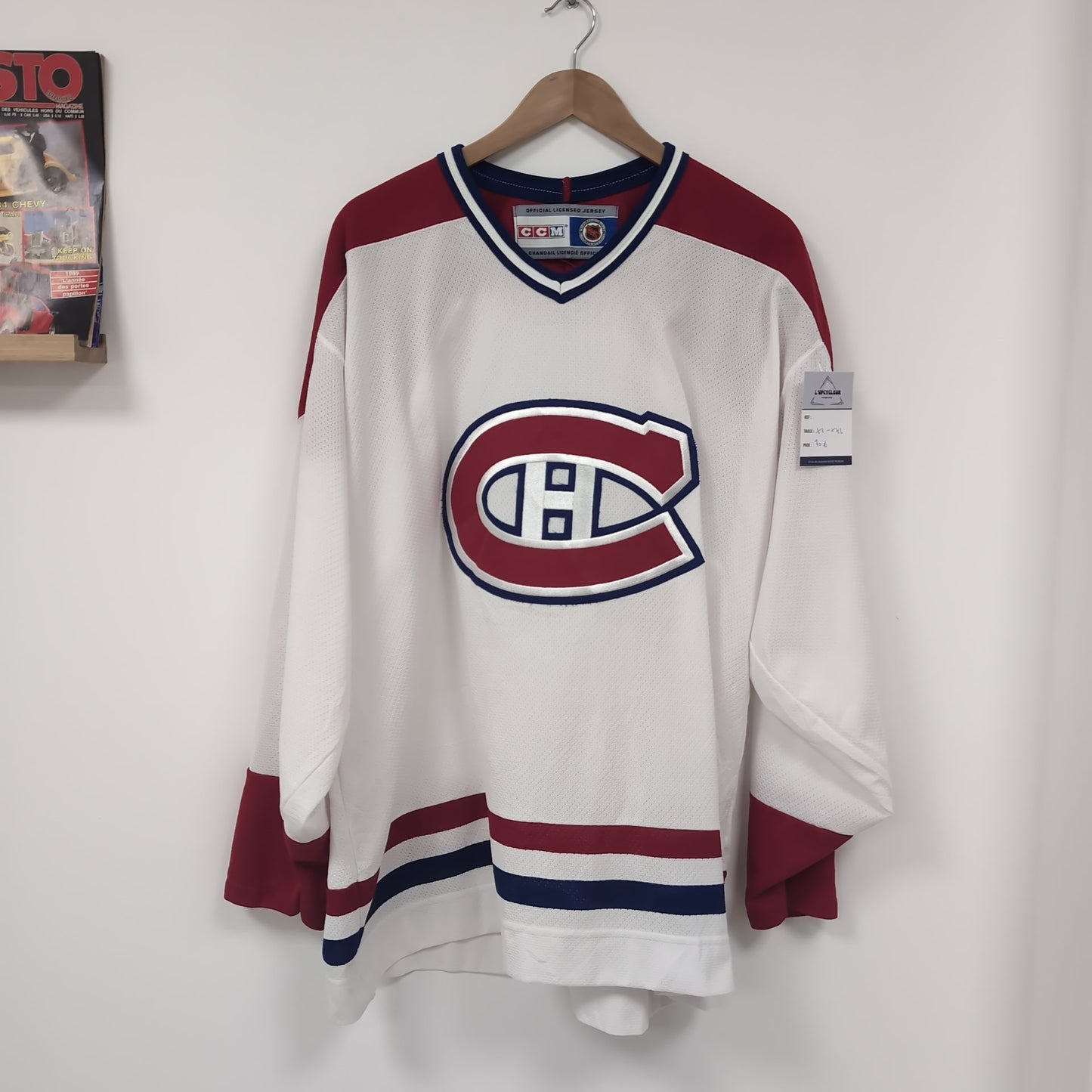 Maillot vintage CCM NHL Canadiens de Montréal (taille XL-XXL) T365