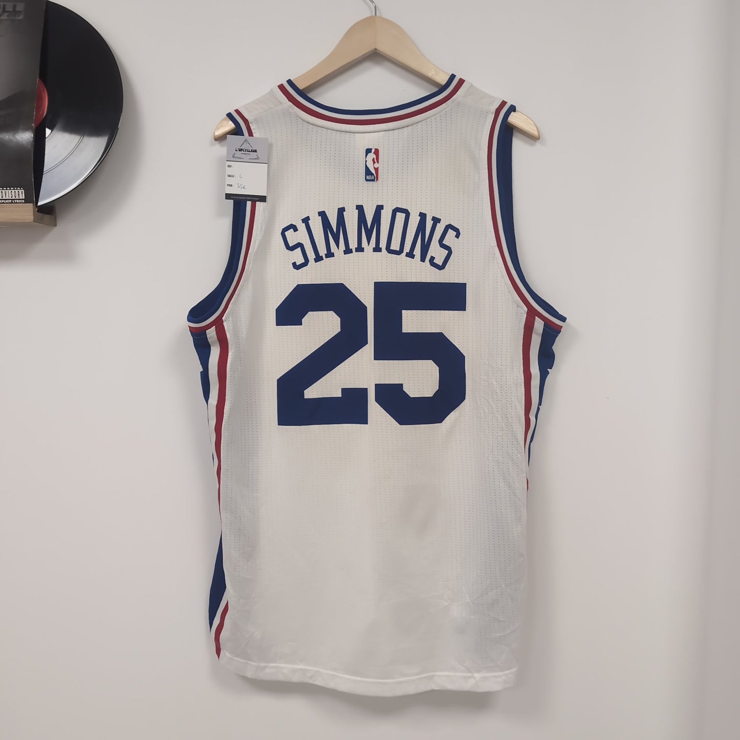 Maillot vintage NBA 76ers Ben Simmons (taille L) T239