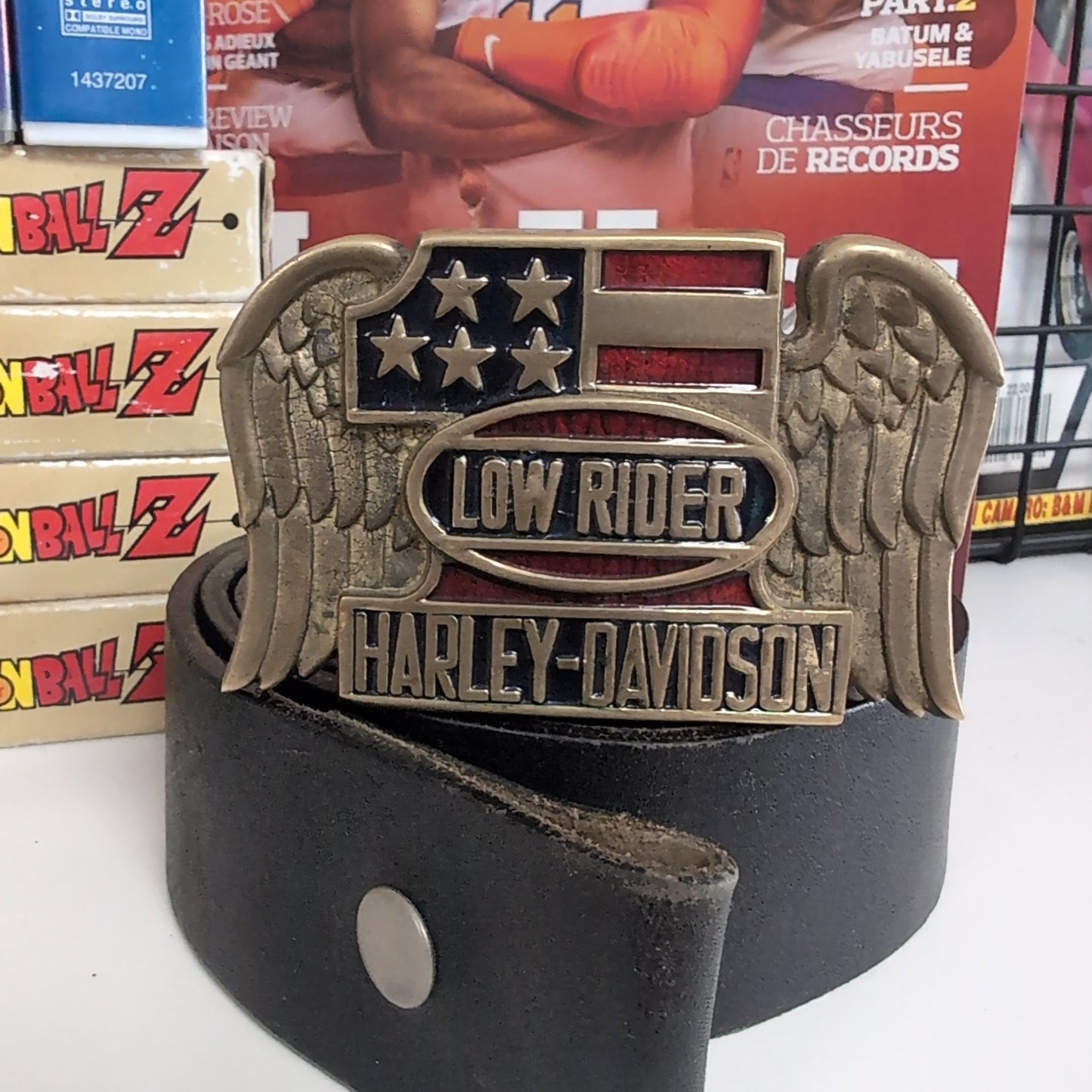 Ceinture vintage Harley-Davidson Low Rider 1983
