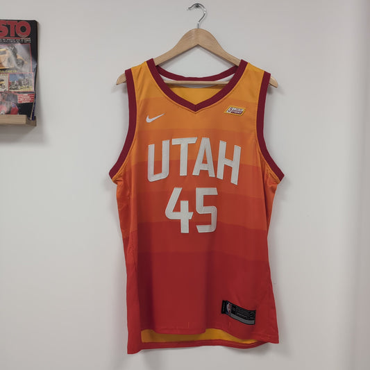 Maillot vintage NBA Jazz Utah Donovan Mitchell (taille L) T308