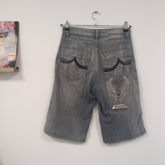 Jort vintage Japonais, broderies streetwear (taille M) J79