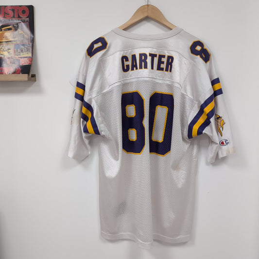 Maillot vintage Champion NFL Vikings Minnesota Cris Carter (taille XL- XXL)
