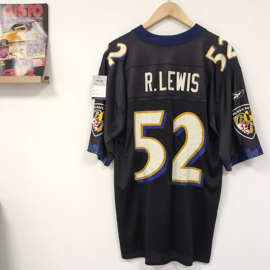 Maillot vintage Reebok NFL Ravens de Baltimore Ray Lewis (taille M-L) T269