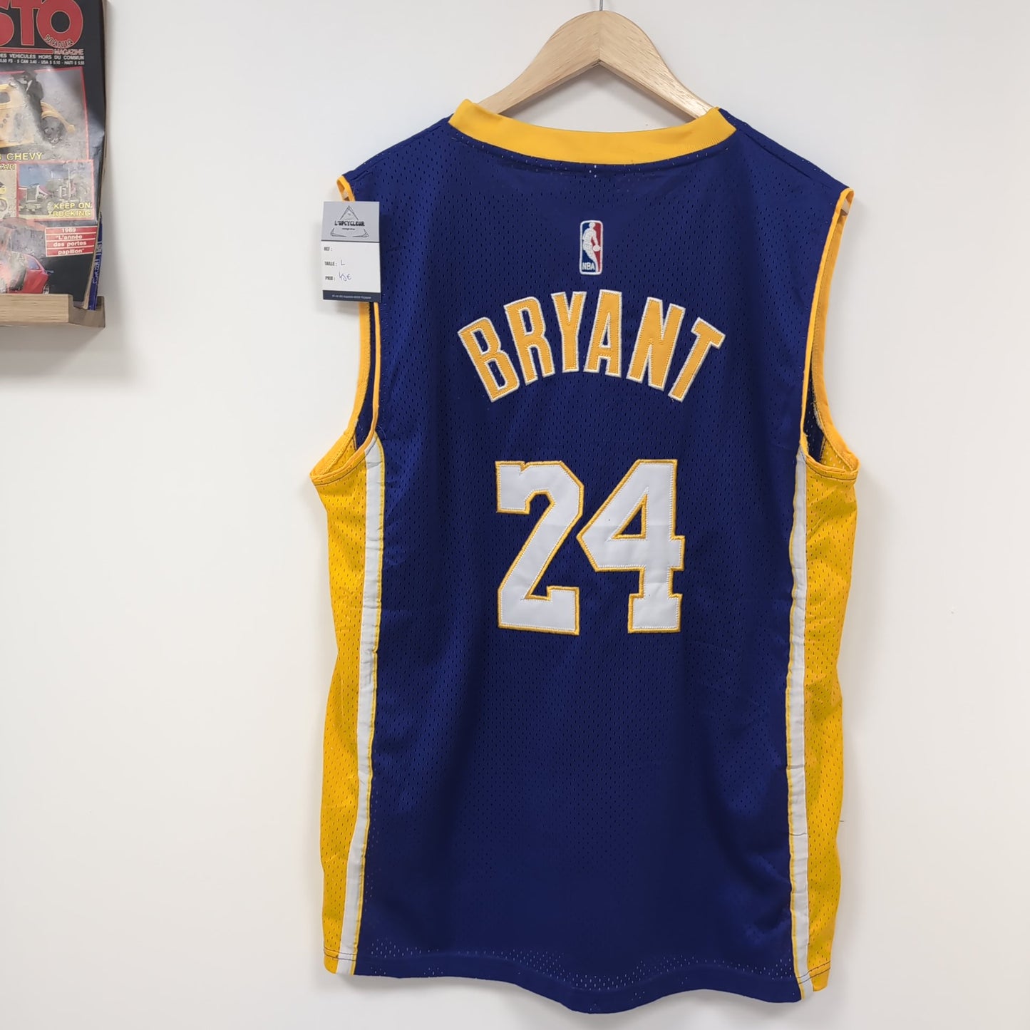 Maillot vintage NBA Lakers Los Angeles Kobe Bryant (taille L) T313
