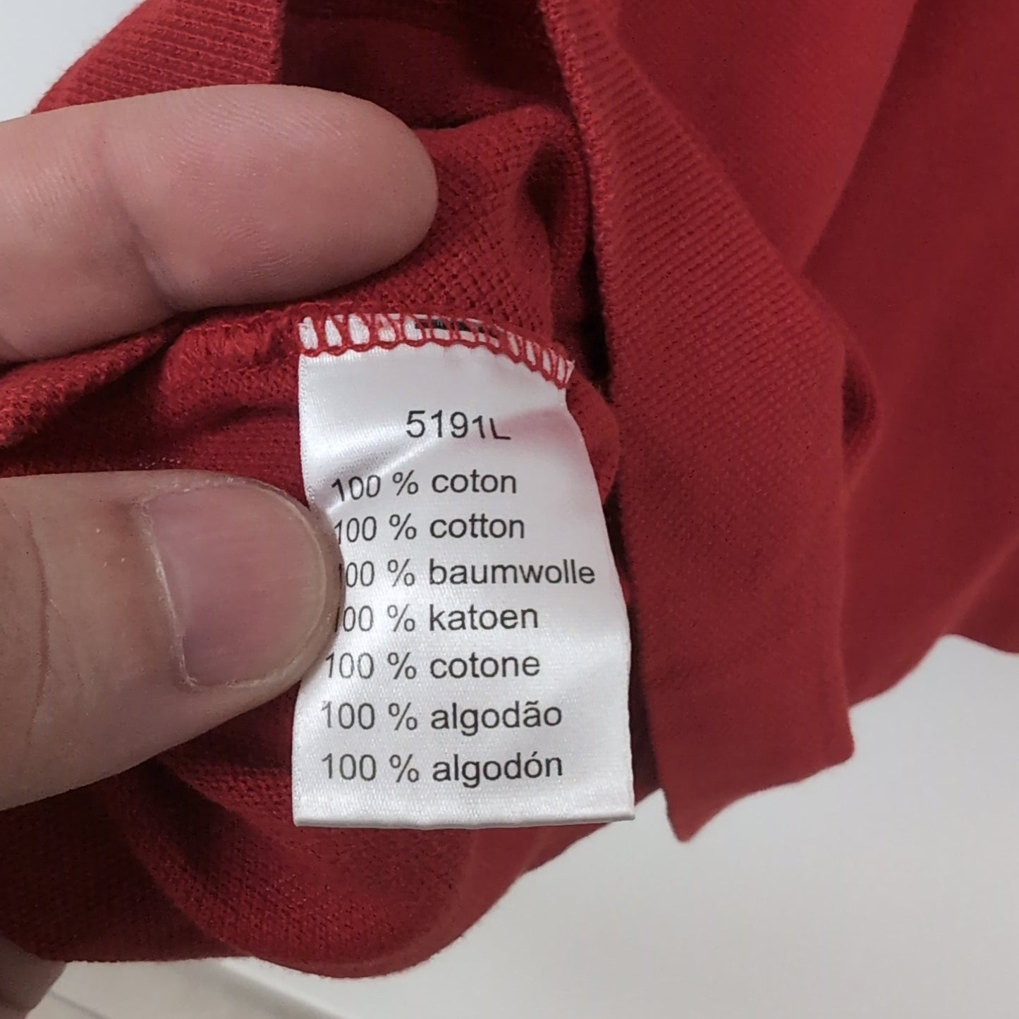 Polo vintage Lacoste (taille L) T289