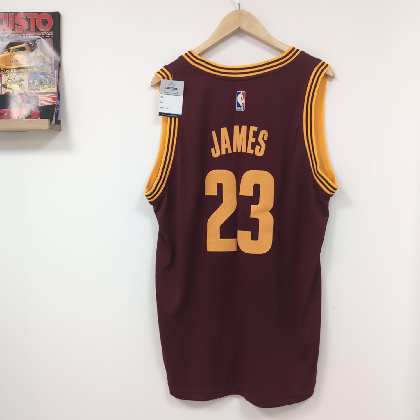 Maillot vintage NBA Cavaliers Cleveland LeBron James (taille L) T295