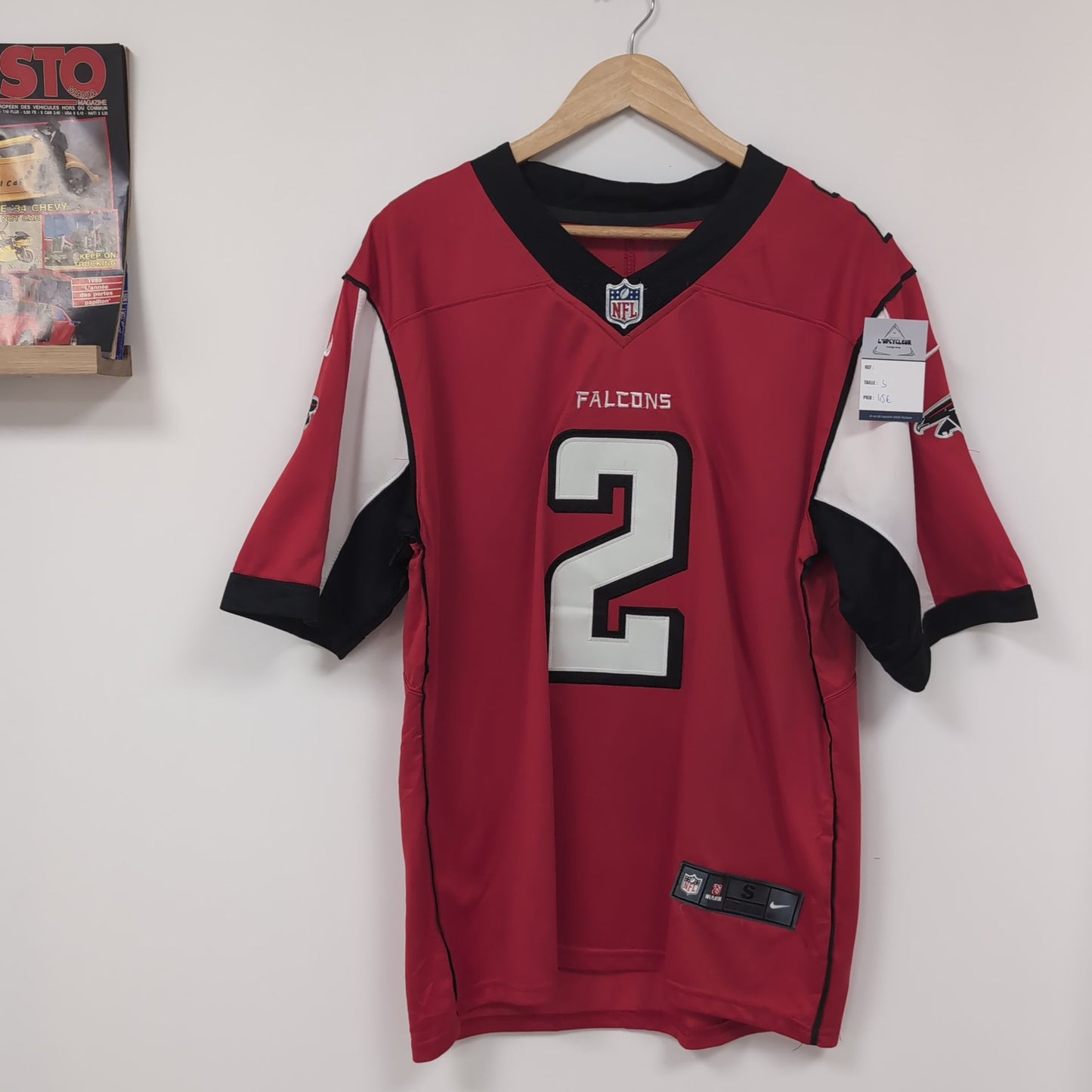 Maillot vintage NFL Falcons d'Atlanta Matt Ryan (taille S) T319