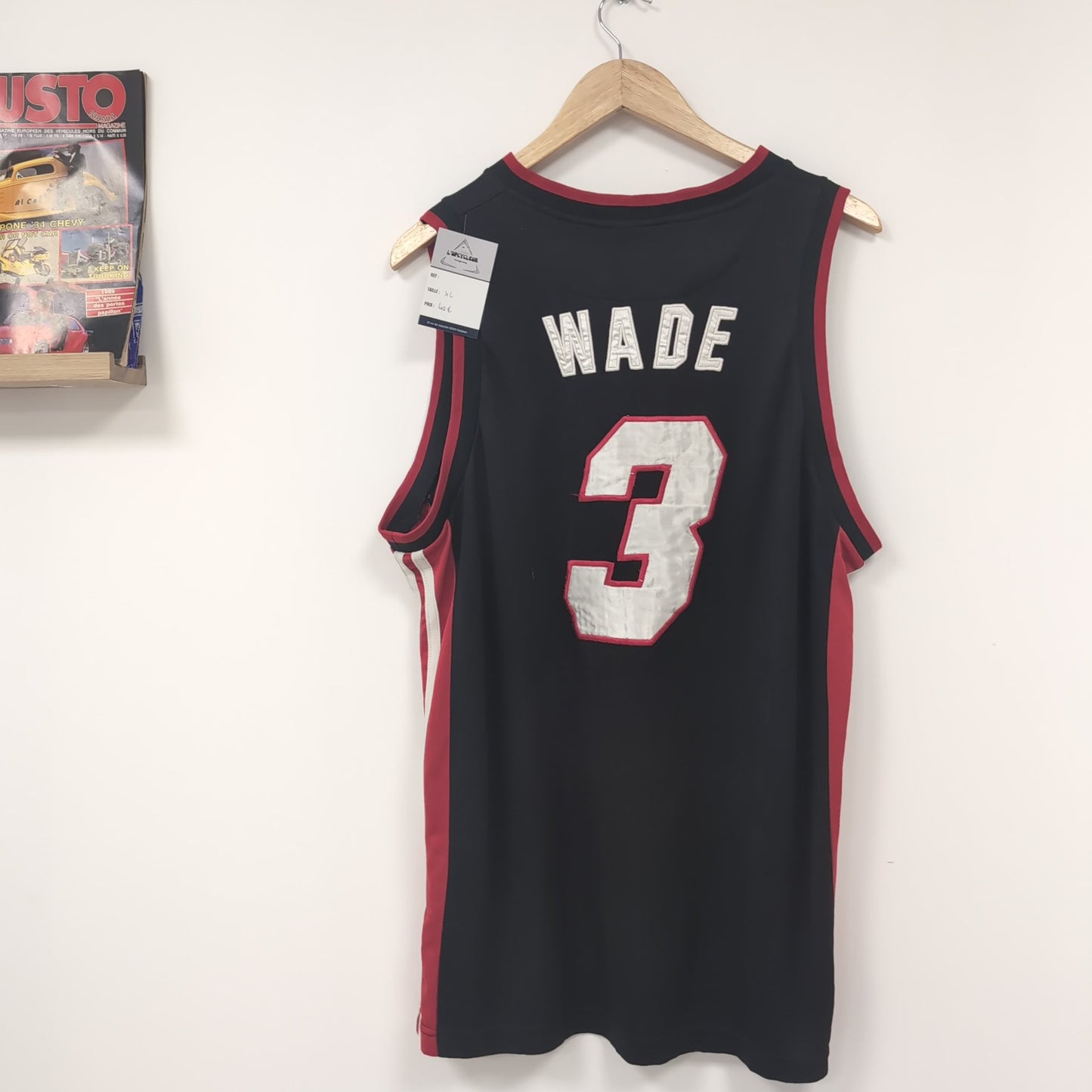 Maillot vintage NBA Miami Heat Dwyane Wade (taille XL) T297