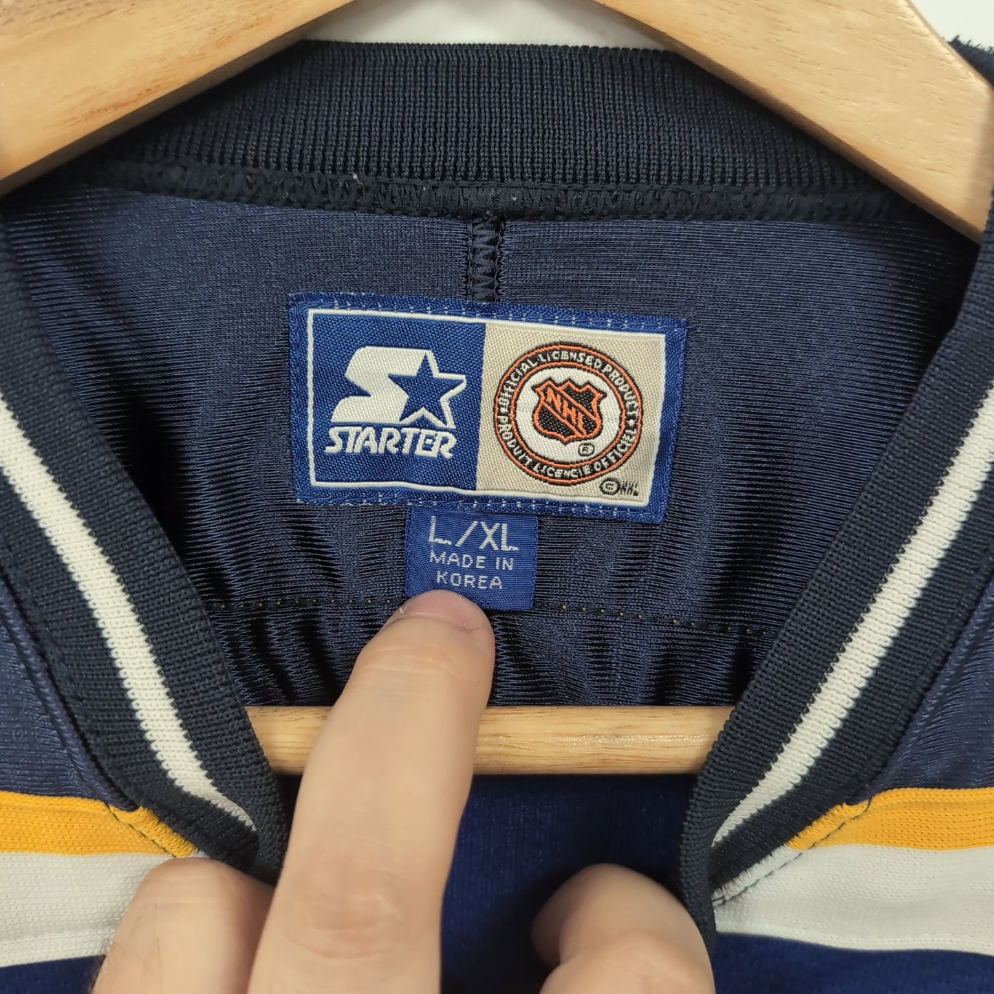 Maillot vintage Starter NHL St Louis Blues (taille M) T371