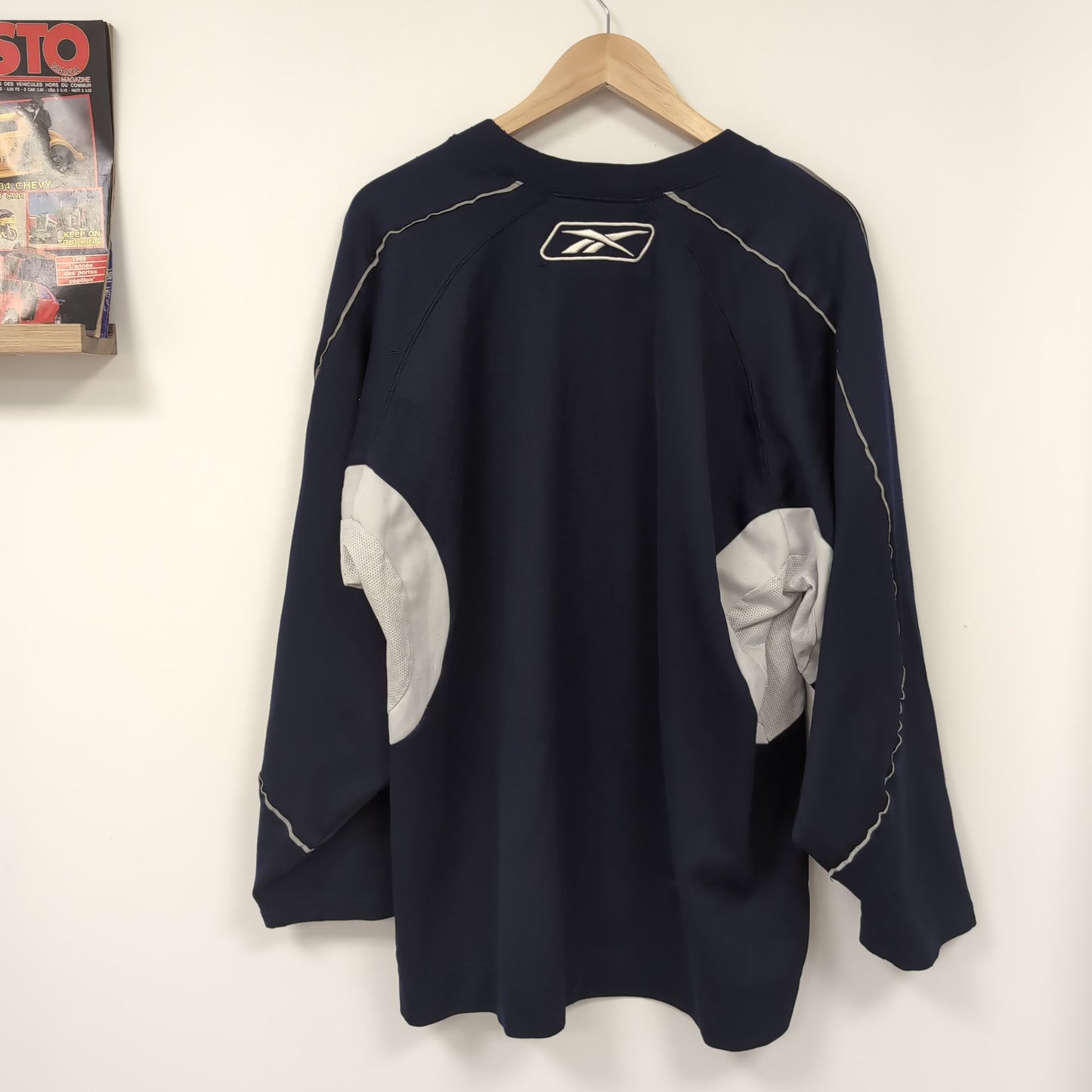 Maillot vintage Reebok NHL Oilers d'Edmonton (taille XL) T361