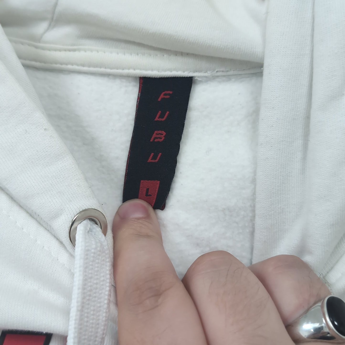 Sweat à capuche vintage Fubu (taille L) H32