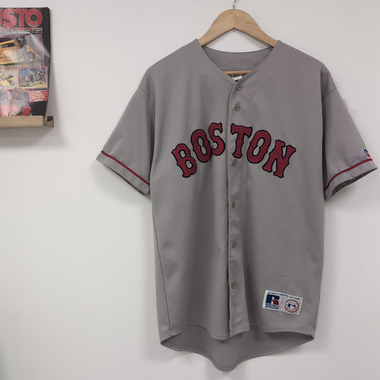 Chemise vintage Russell MLB Red Sox de Boston (taille M) T276