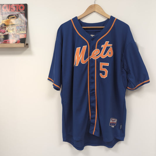 Chemise vintage Majestic MLB Mets de New York David Wright (taille XXL) T281