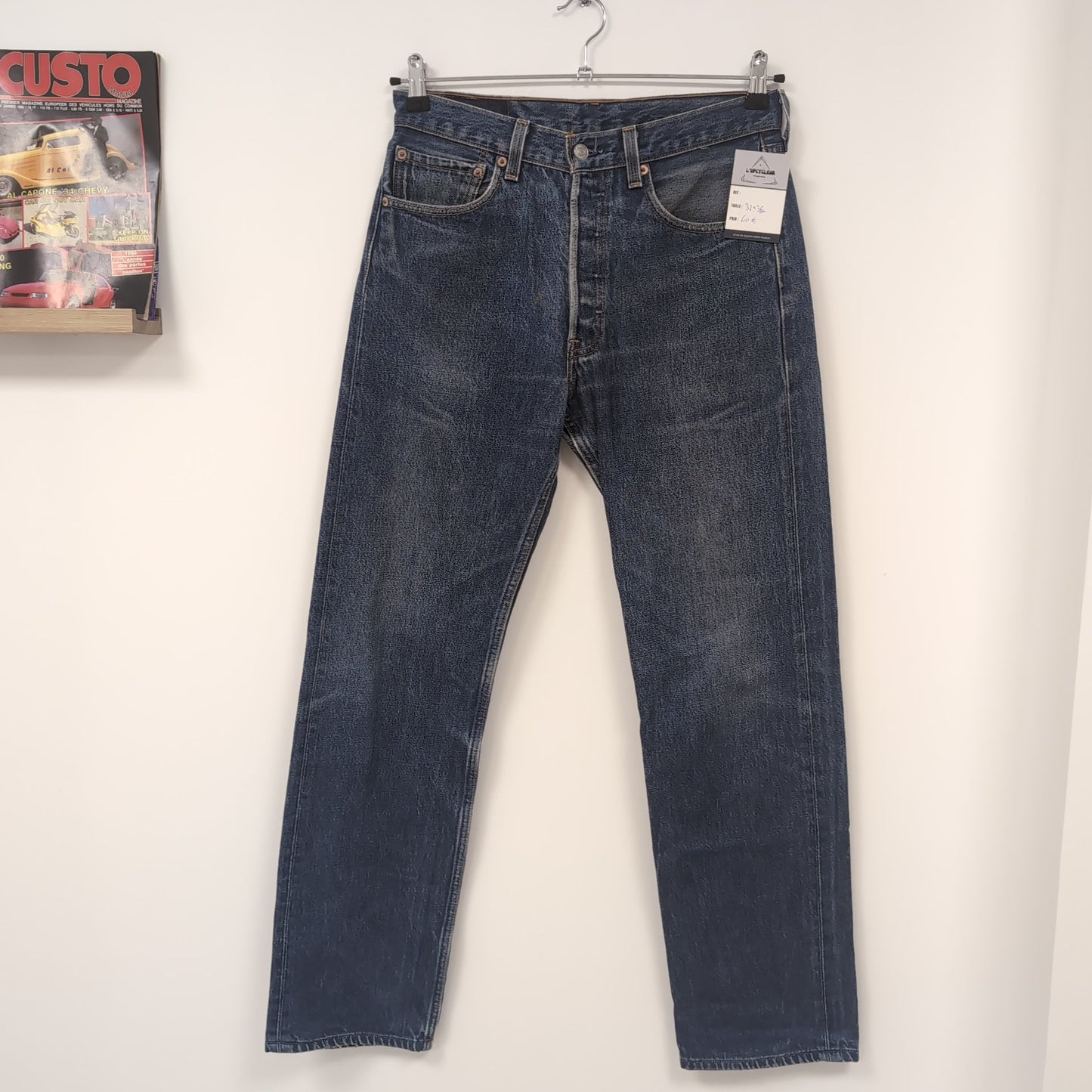Jean vintage Levi's 501 made in USA (taille 32×32) J81