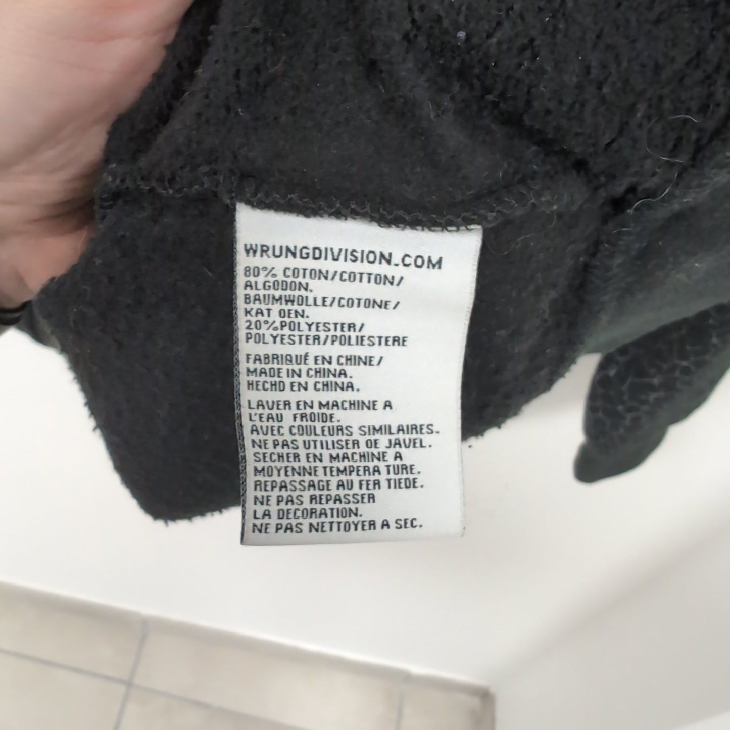 Sweat à capuche vintage Wrung (taille L) H31
