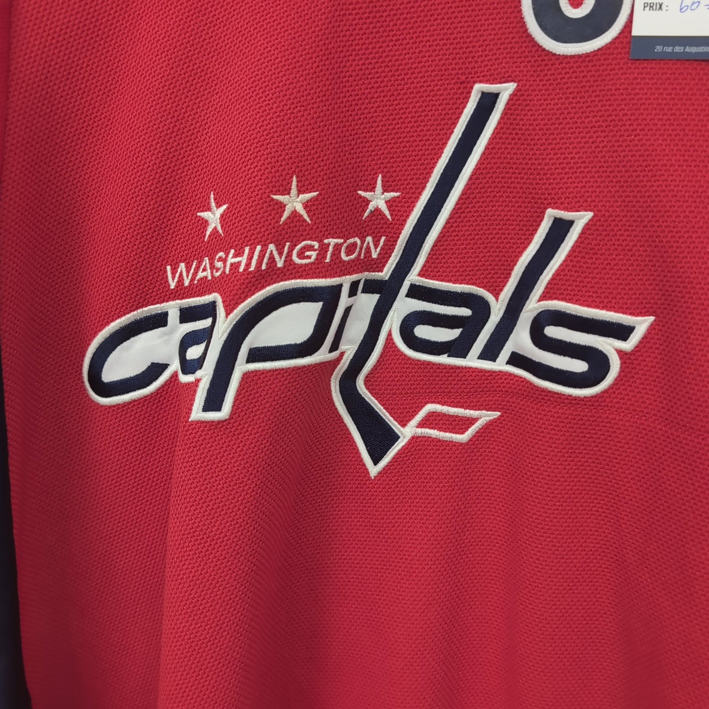 Maillot vintage Reebok NHL Capitals Washington Alex Ovechkin (taille S-M) T369