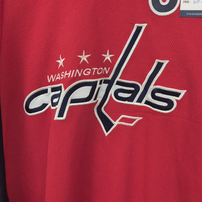 Maillot vintage Reebok NHL Capitals Washington Alex Ovechkin (taille S-M) T369