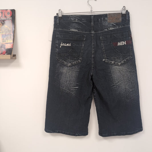 Jort vintage Japonais, broderies streetwear (taille XL) J78
