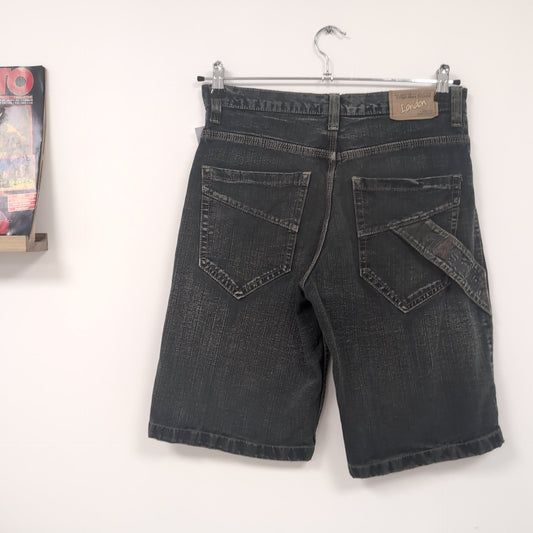 Jort vintage Japonais, broderies streetwear (taille 32) J80