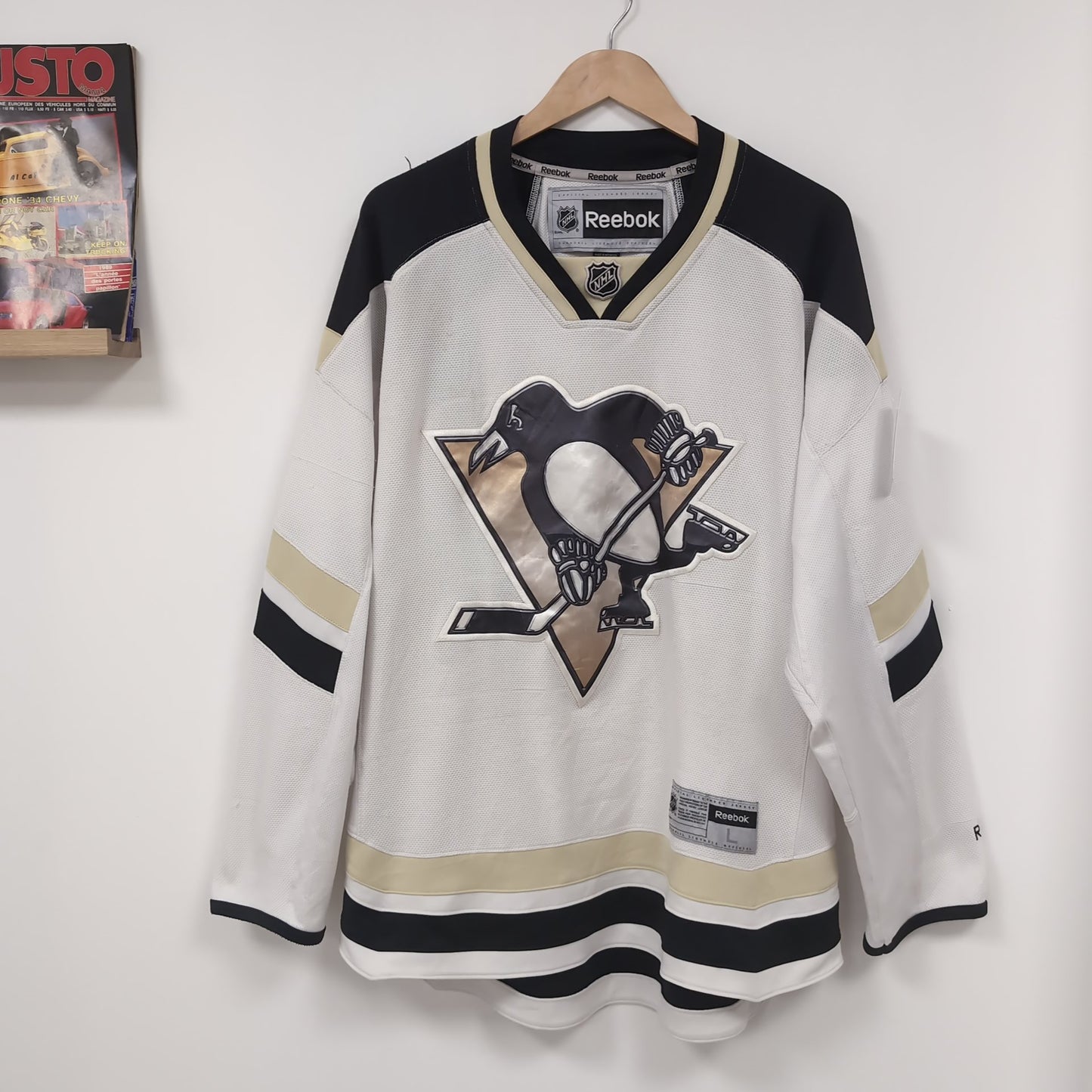 Maillot vintage Reebok NHL Penguins de Pittsburgh (taille XL-XXL) T364