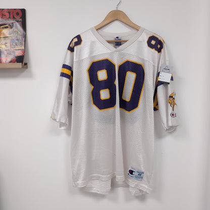 Maillot vintage Champion NFL Vikings Minnesota Cris Carter (taille XL- XXL)