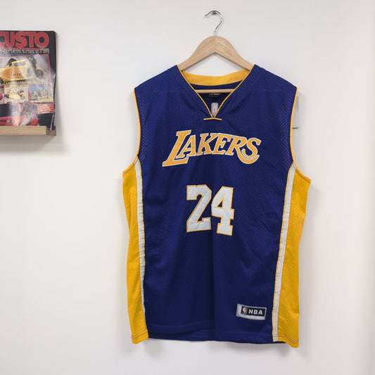Maillot vintage NBA Lakers Los Angeles Kobe Bryant (taille L) T313