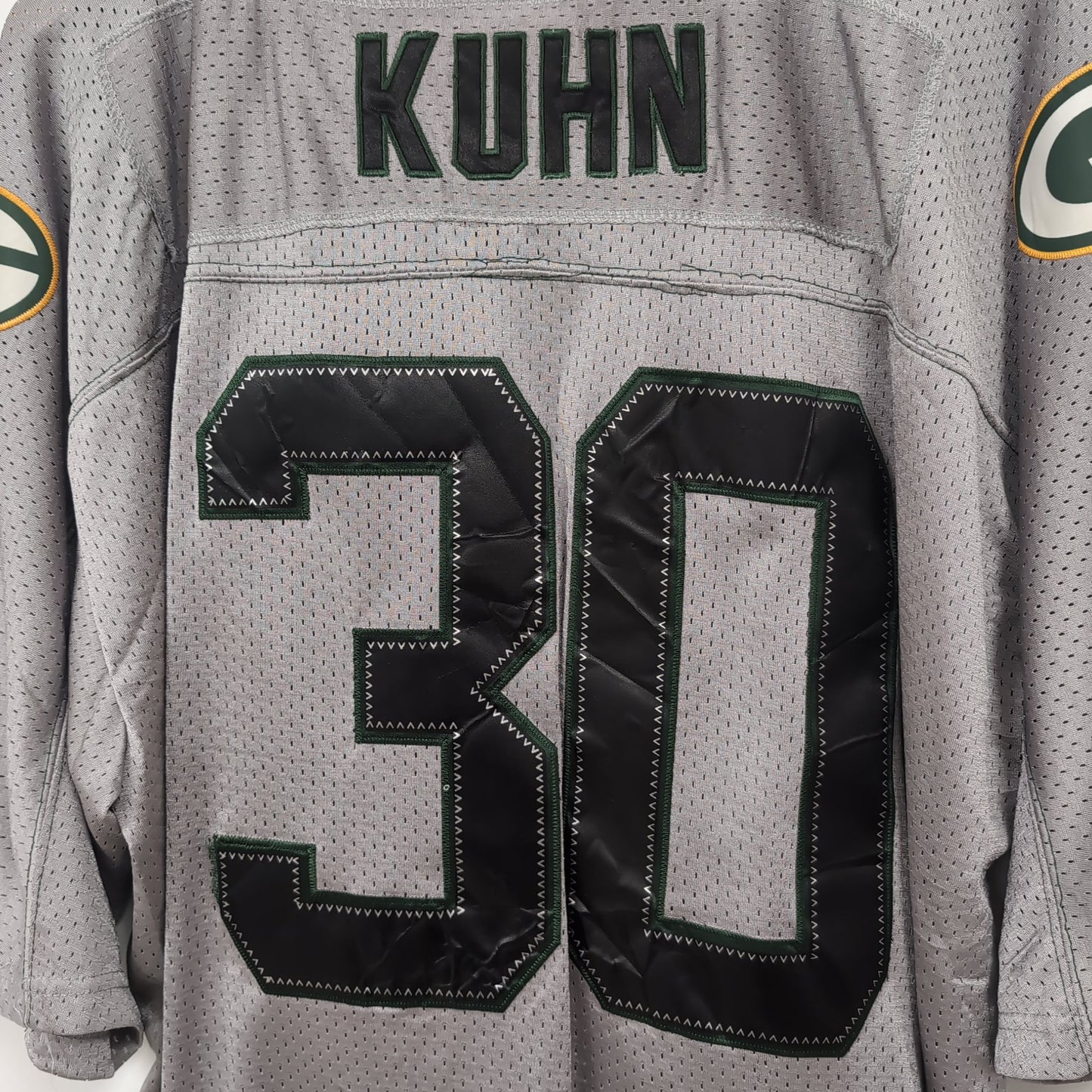Maillot vintage Nike NFL Packers Green Bay John Kuhn (taille XL) T299