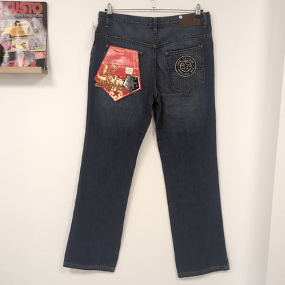 Jean vintage Tribal (taille 34×34) J83